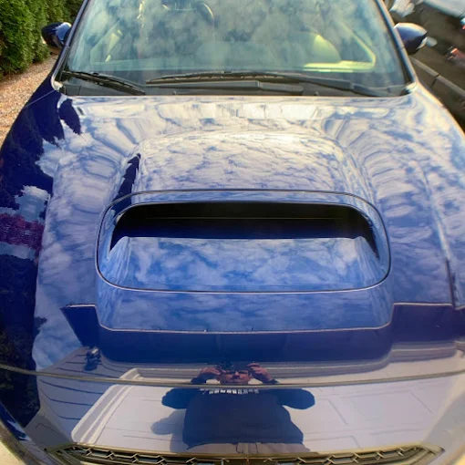 Ceramic coating on a Subaru WRX